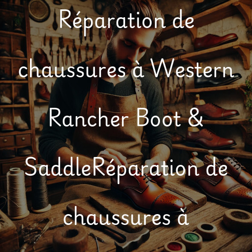 Réparation de chaussures à