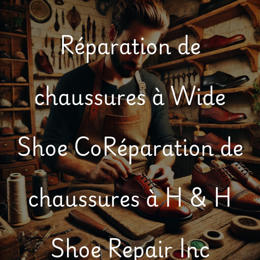 Réparation de chaussures à
