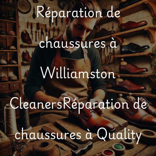 Réparation de chaussures à