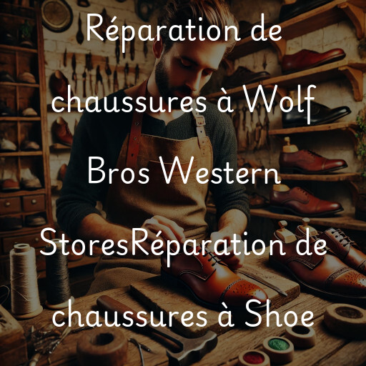 Réparation de chaussures à