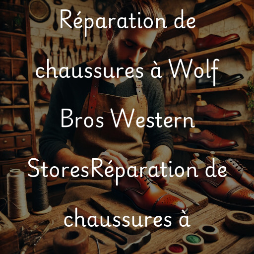 Réparation de chaussures à