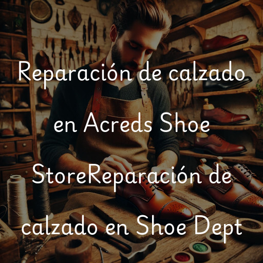 Reparación de calzado en