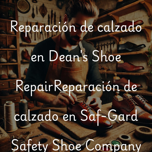 Reparación de calzado en