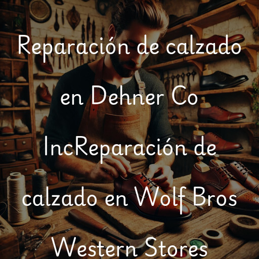 Reparación de calzado en