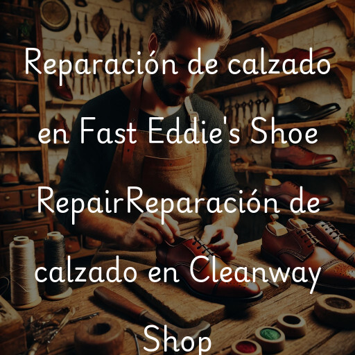 Reparación de calzado en