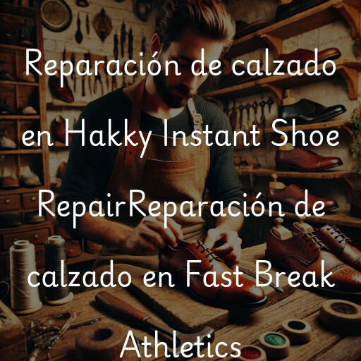 Reparación de calzado en