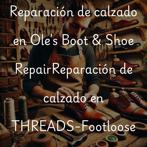 Reparación de calzado en