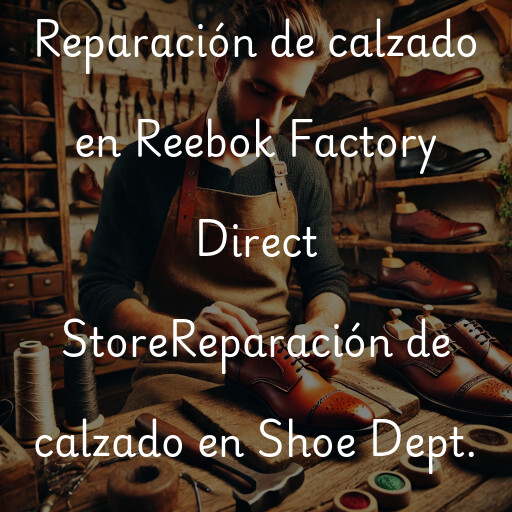 Reparación de calzado en