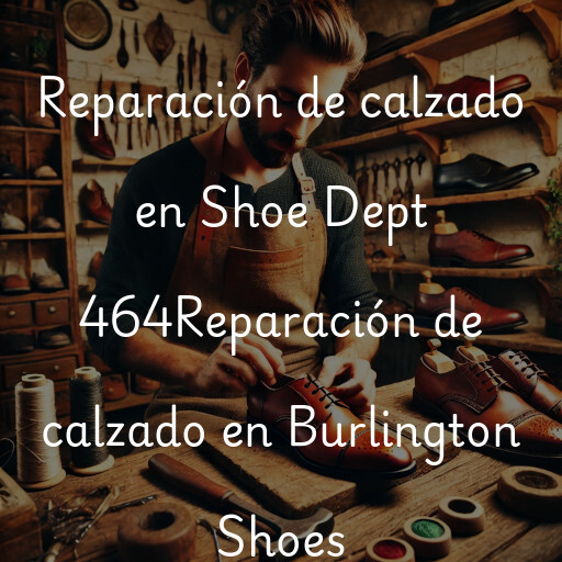 Reparación de calzado en