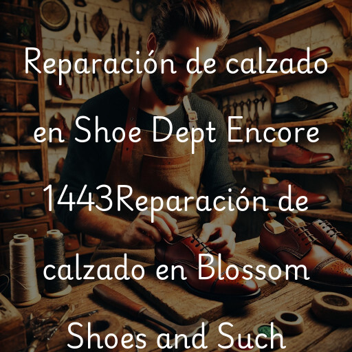 Reparación de calzado en