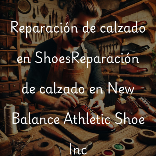 Reparación de calzado en