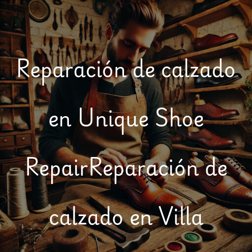 Reparación de calzado en