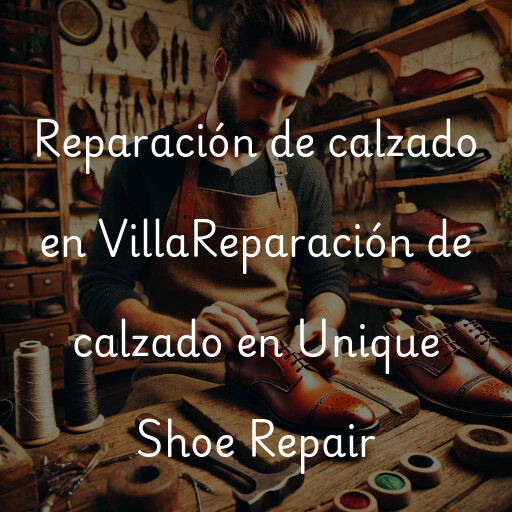 Reparación de calzado en