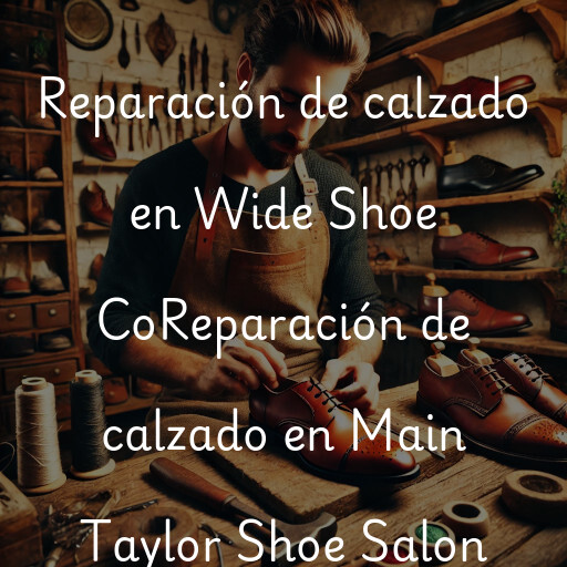 Reparación de calzado en