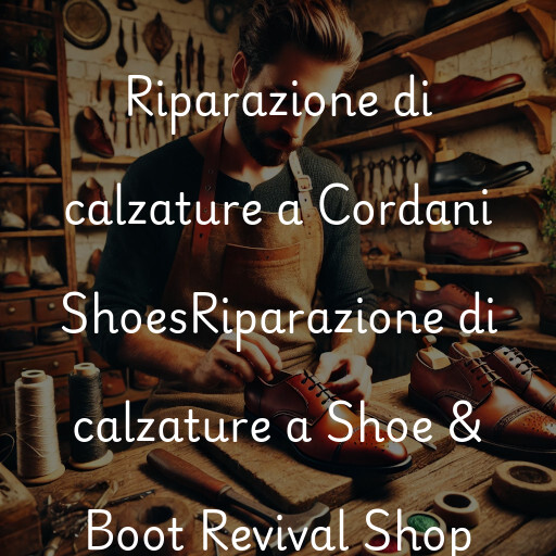 Riparazione di calzature a