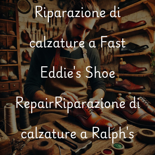 Riparazione di calzature a