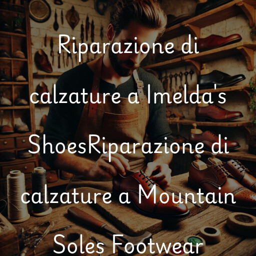 Riparazione di calzature a