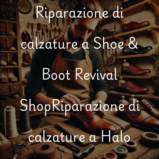 Riparazione di calzature a