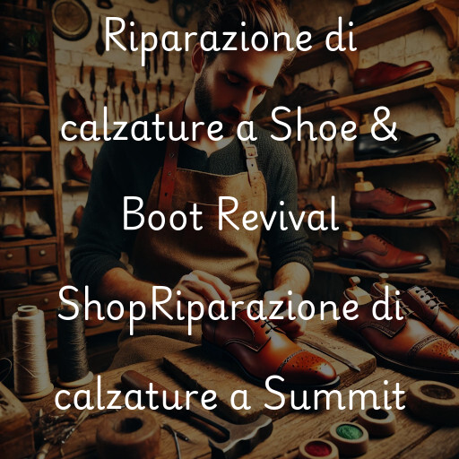 Riparazione di calzature a