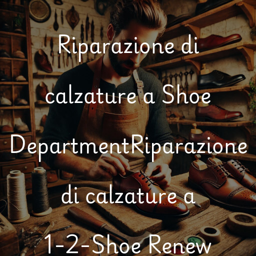 Riparazione di calzature a