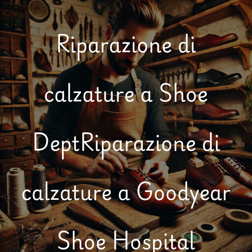 Riparazione di calzature a