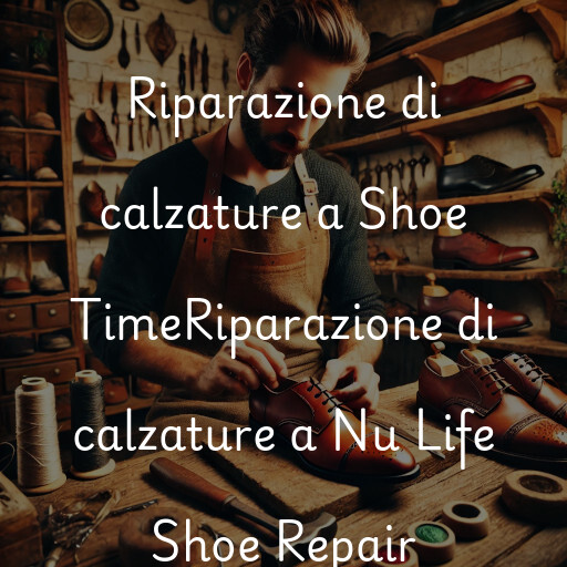 Riparazione di calzature a