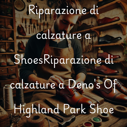 Riparazione di calzature a