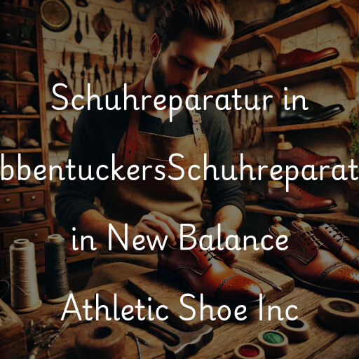 Schuhreparatur in