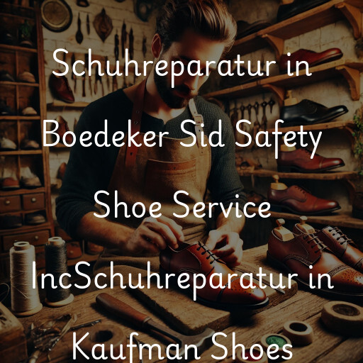 Schuhreparatur in