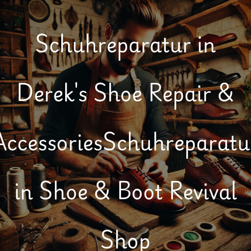 Schuhreparatur in