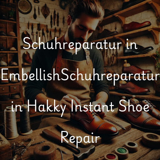 Schuhreparatur in
