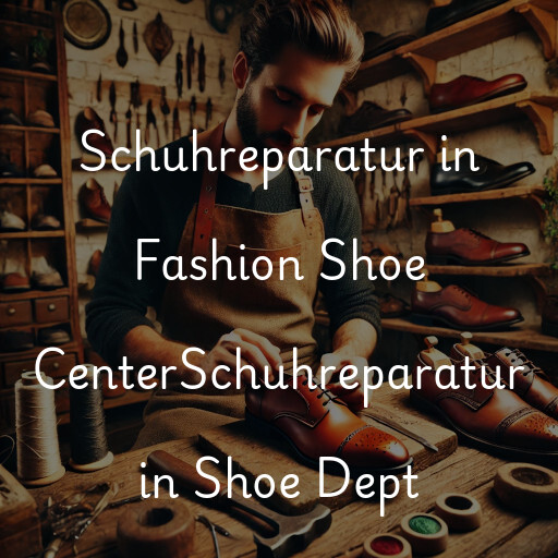 Schuhreparatur in