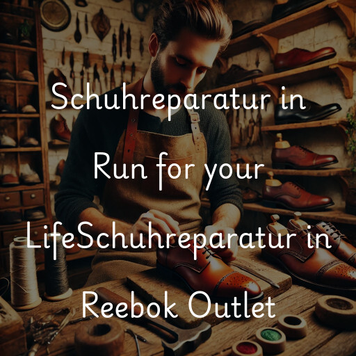 Schuhreparatur in