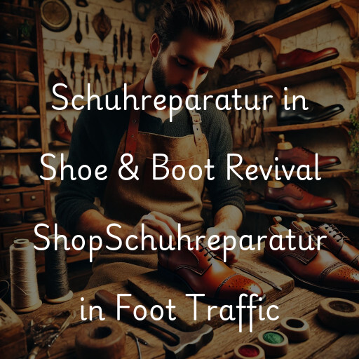 Schuhreparatur in