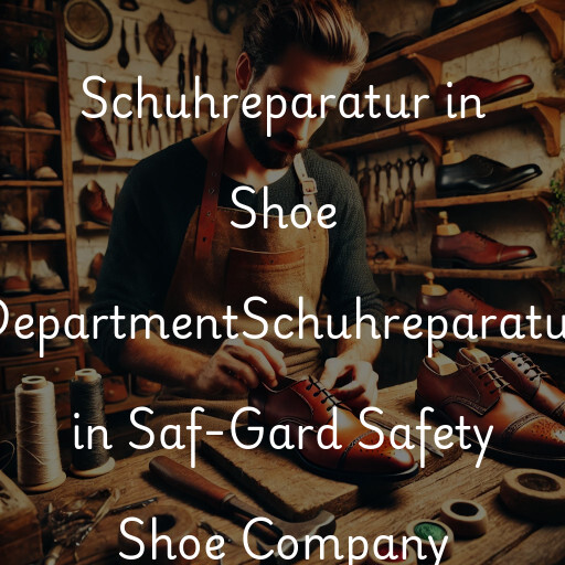 Schuhreparatur in