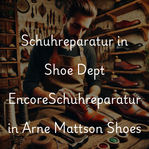 Schuhreparatur in