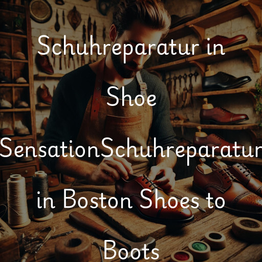 Schuhreparatur in