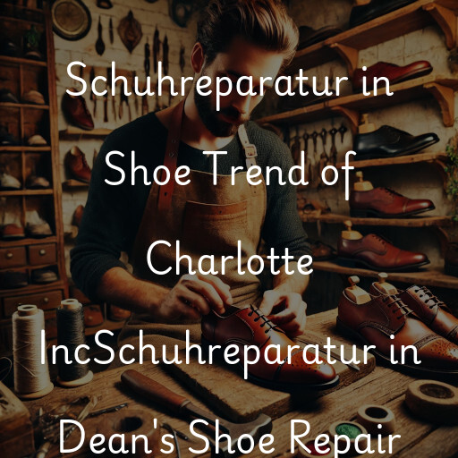 Schuhreparatur in