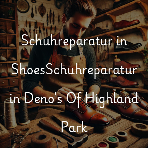 Schuhreparatur in