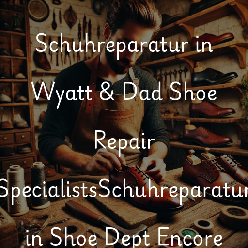 Schuhreparatur in
