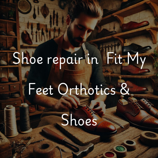Shoe Repair at  Fit My Feet Orthotics & Shoes